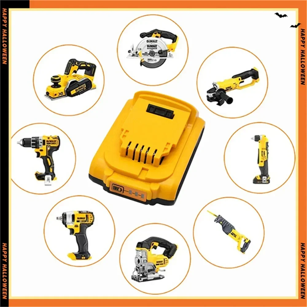 Фото Подходит для DeWalt 18 В/20 В 3 Ач DCB203 Замена литий-ионного аккумулятора DCB206 DCB205 DCB204 DCB200 Аккумулятор для электроинструмента №4