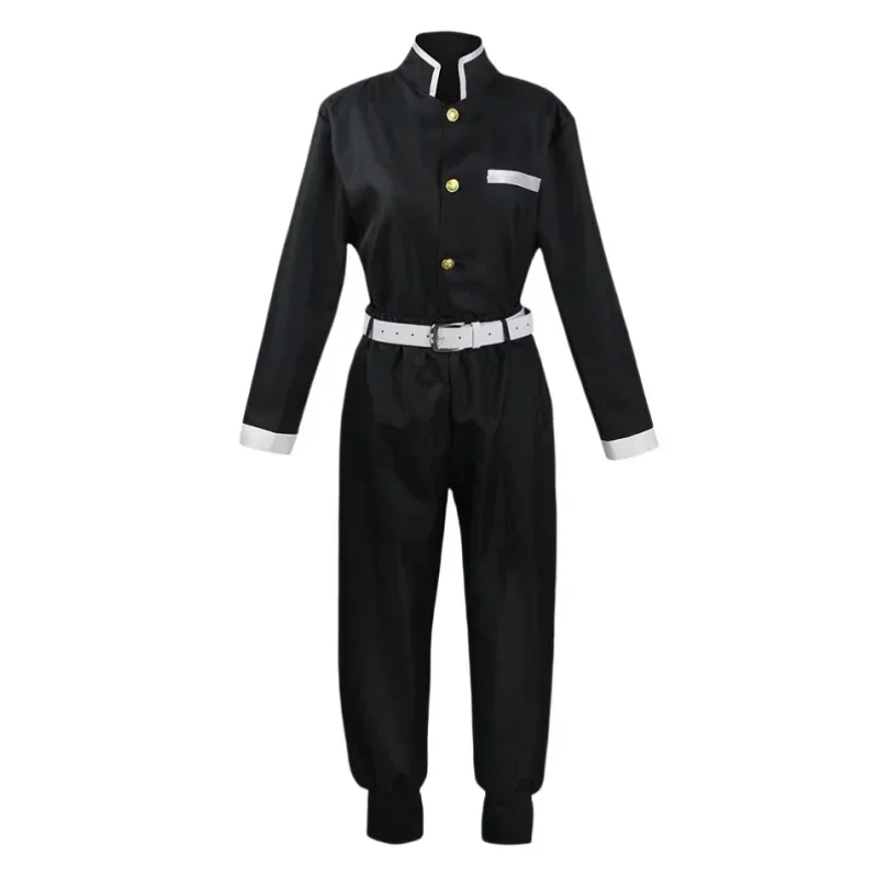 Фото Аниме Agatsuma Zenitsu Косплей Костюм Кимоно Хэллоуин Kleding Party Uniform Pruik Женский Детский №3