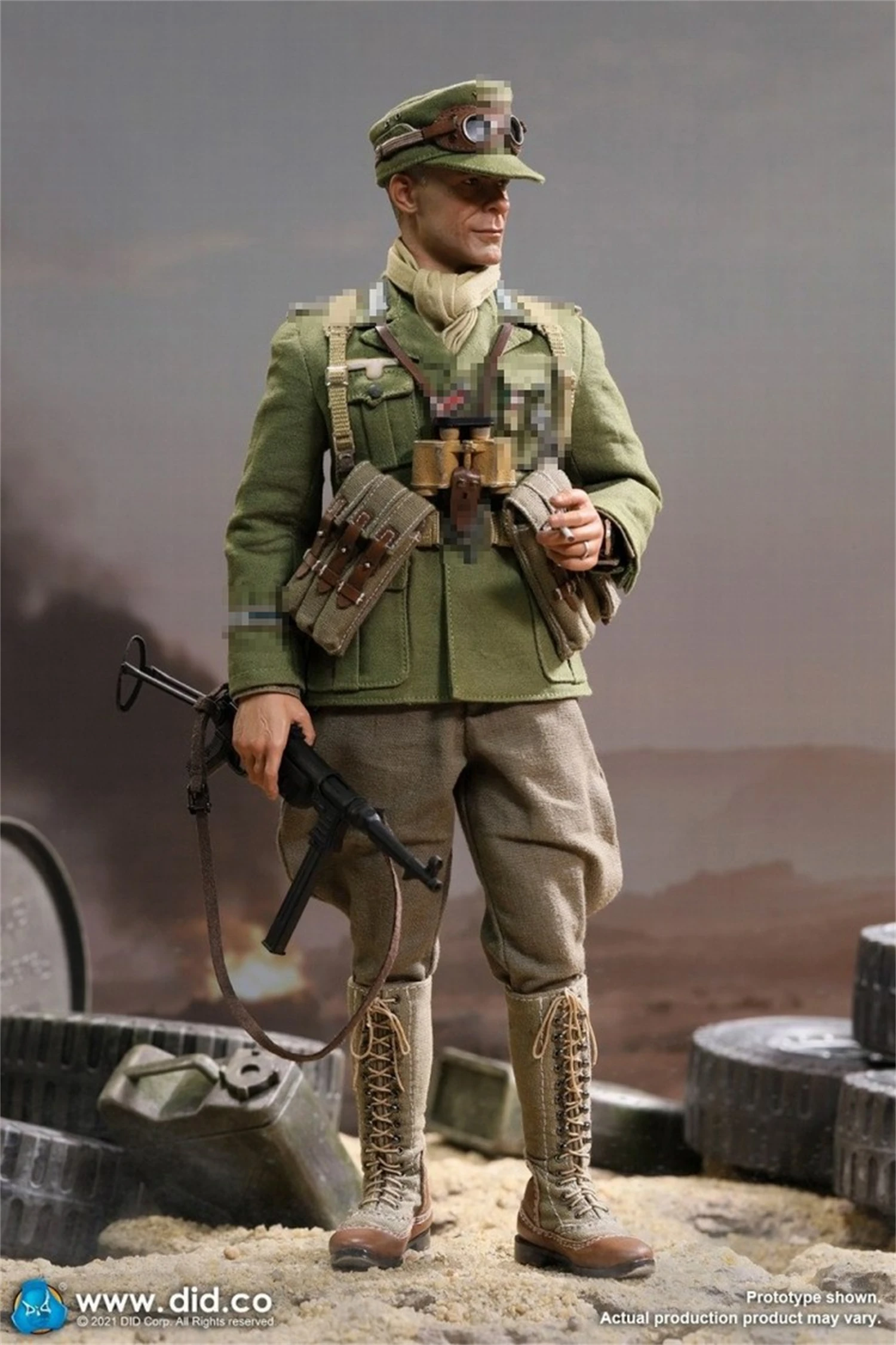 DID 1/6 масштаб D80151 Второй мировой войны Afrika Korps пехота капитан офицер солдат 12 дюймов Военная экшн-фигурка