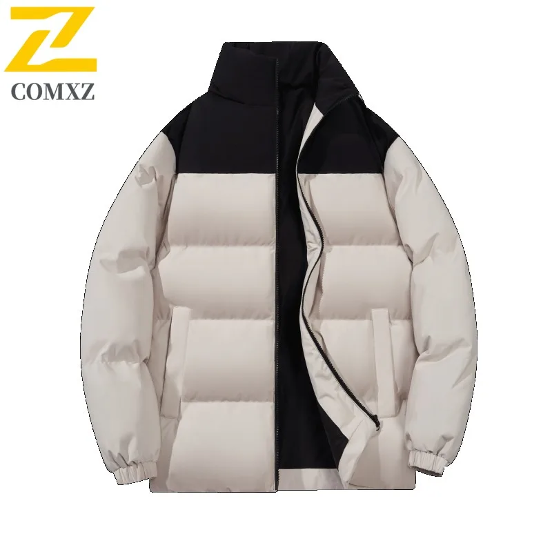 Фото COMXZ Мужская куртка для хлеба, модная классическая цветная куртка для кемпинга, пикника, зимняя подкладка для путешествий, ветрозащитная уличная одежда, пальто-парка №2