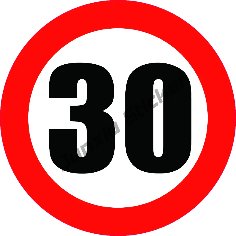 Наклейки на лобовое стекло, 30 км, KK12 * 12 см