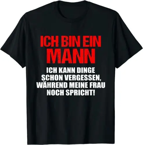 Футболка с надписью Neu Ich bin ein Mann ich kann Dinge schon viressen Lustig Fun Geschenk