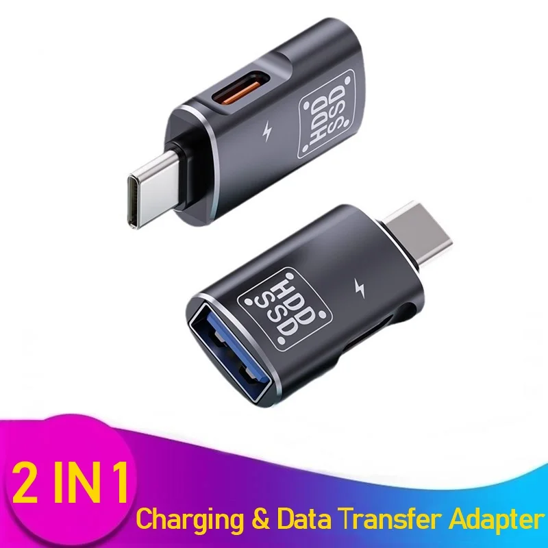 Универсальный металлический адаптер USB Type C OTG с поддержкой USB-диска, адаптер для зарядки, адаптер для Ipad, телефона, планшета, Samsung, 5 В, 2 А