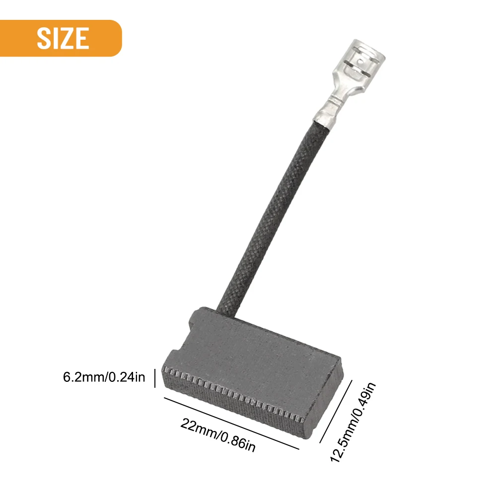 Угольная щетка, 2 шт., подходит для De Walt DW368 DW708 DW716 и других 381028-02 381028-08, угловые шлифовальные машины, ленточные шлифовальные машины, ножницы для олова (art.: 3920d035b7bf0) - 3920d035b7bf0