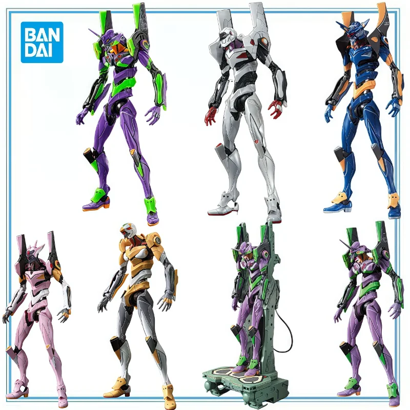 Оригинал BANDAI на складе RG EVANGELION UNIT-00/01/02/03/04/06/08a, набор оружия, аниме-фигурки, модель, коллекционная игрушка, подарки, игрушки