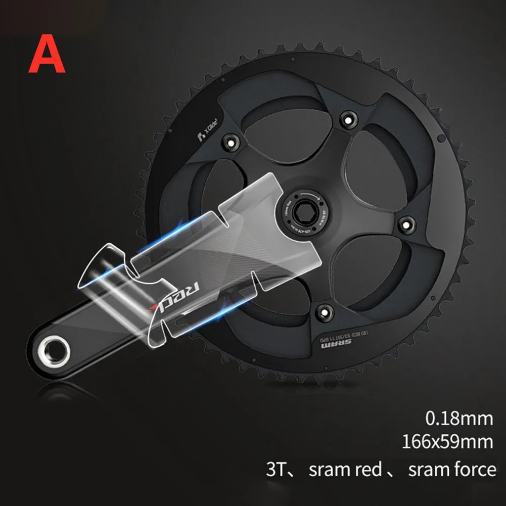 Горный велосипед Кривошип наклейка Кривошип для SRAM ForSHIMAN0 защита дороги TPH универсальная зубная пластина анти-столкновения рукоятка Mtb наклейки