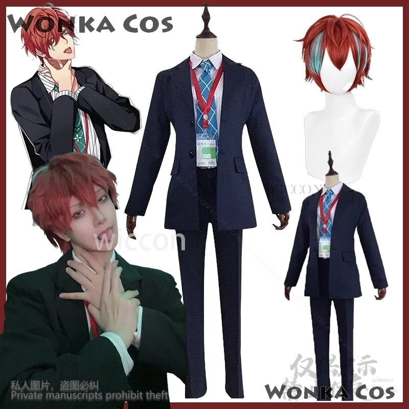Kannonzaka Doppo Косплей Аниме Игра Division Rap Боевой Костюм Сексуальный Костюм Униформа Парики Реквизит Человек Хэллоуин Рождество