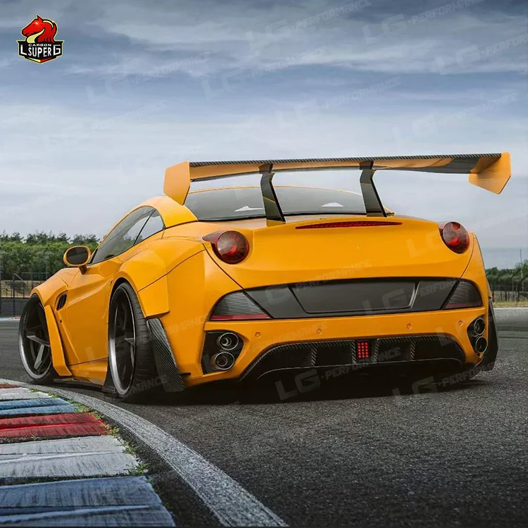 Фото Заводская цена для Ferrari California Upgrade to SD Wide Style Wide Body Kit Сухое углеродное волокно с передними губами Задние диффузоры №5