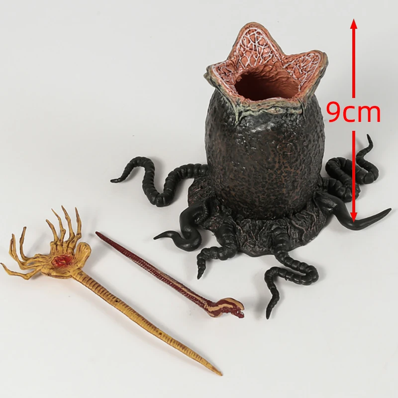 Фото Alien Egg Facehugger Chestburster Фигурка Xenomorph Aliens Eggs Face Hugger ПВХ Коллекционная модель Кукла Украшение Игрушка Подарки №3