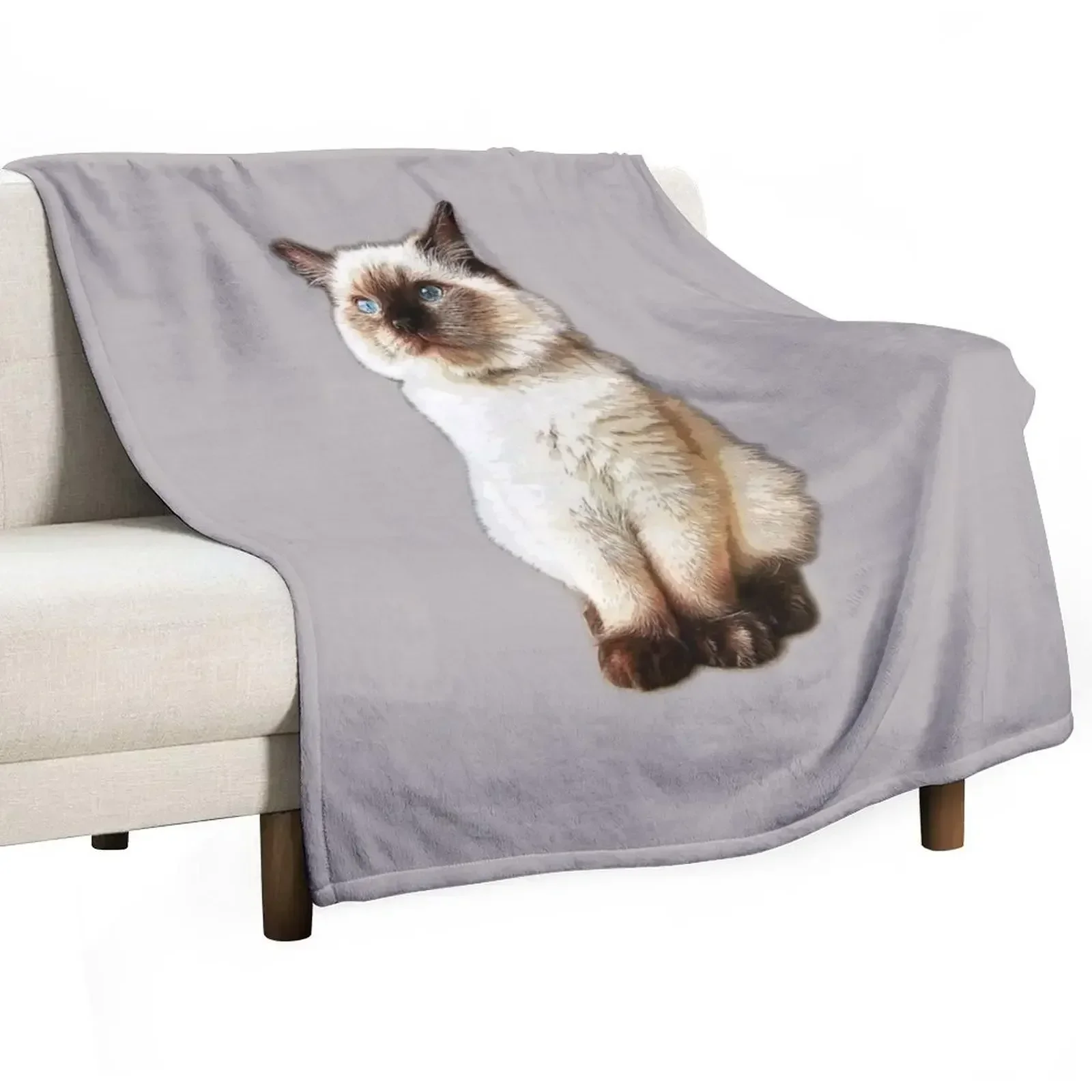 Тряпичная кукла-кошка Ragdoll, котенок-птичка, уплотненное одеяло, летние рождественские подарки, декоративные диваны, очень большие пледы