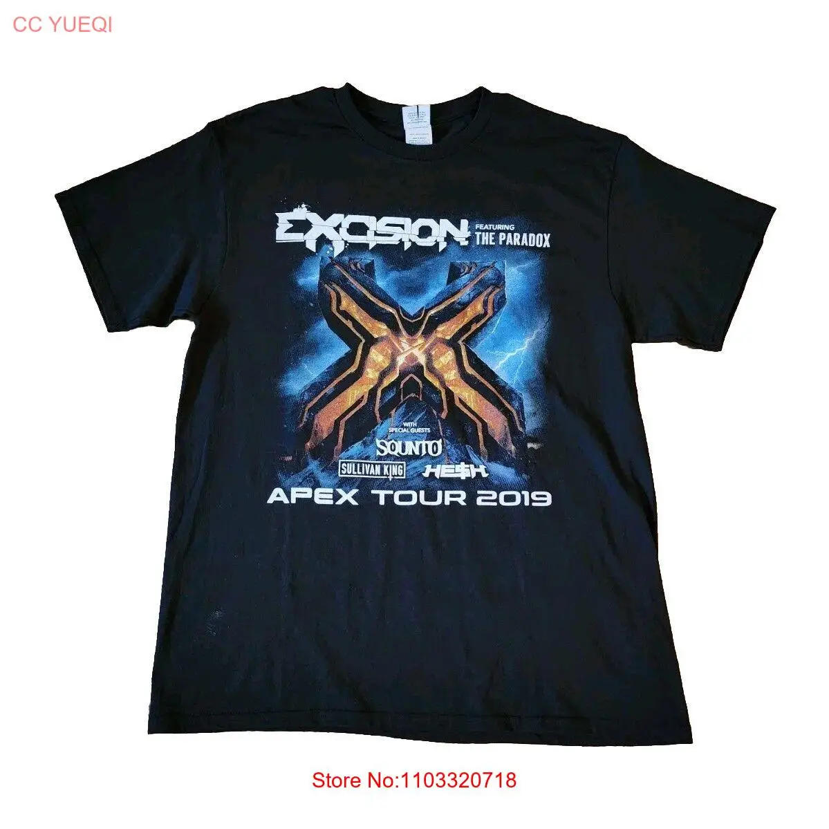 Мужская футболка exразрез Apex Tour 2019 большого размера Hesk Sullivan King