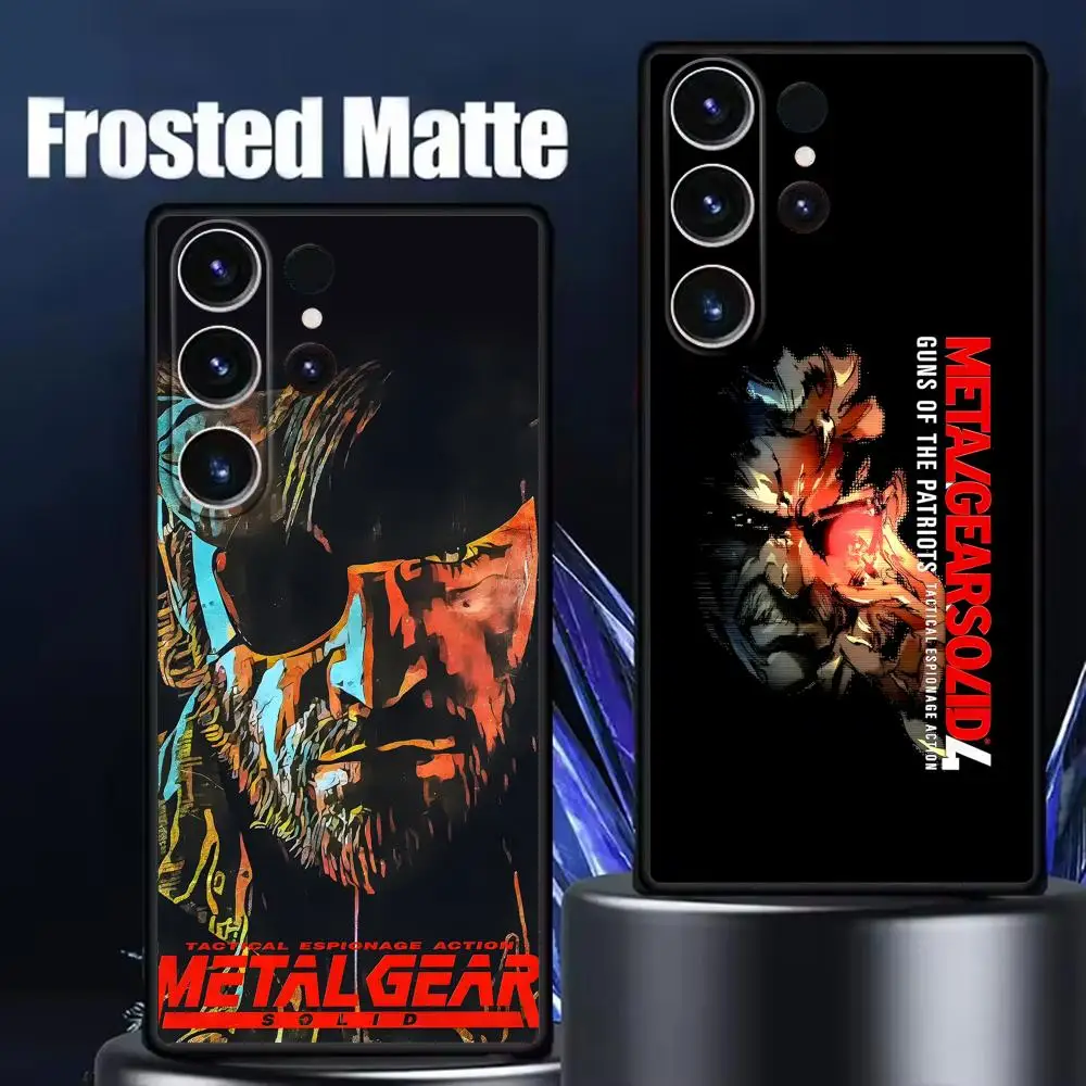 Фото Чехол для телефона Samsung Galaxy S25 S24 S23 S22 S21 S20 Plus Ultra Note20 Hot game Metal Gear Solid Soft Black №2