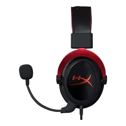 Оптовая продажа, оригинальная английская посылка, наушники Hyper X, игровая геймерская гарнитура, красный, оранжевый, Hyper X Cloud 2 Ii с проводным микрофоном