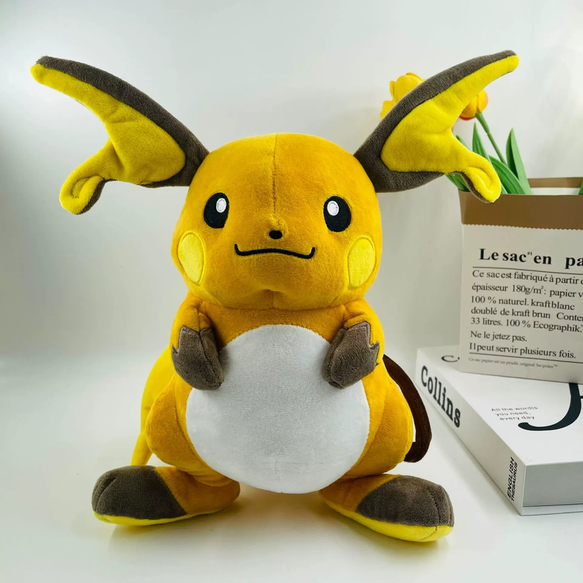 30 см новые плюшевые игрушки Pokémon Raichu Kawaii Pokemon Pikachu, мягкие куклы, милые аниме Raichu, плюшевые детские подарки на день рождения