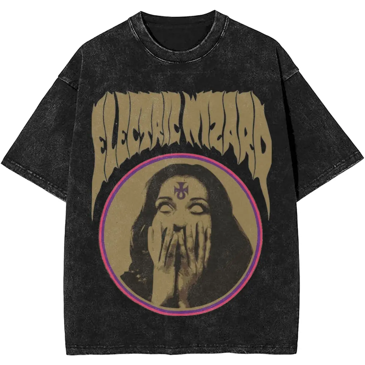 Стильные электрические Волшебники Merch футболки стирка стиль для мужчин женщин Stoner Doom металлический ремешок модные футболки
