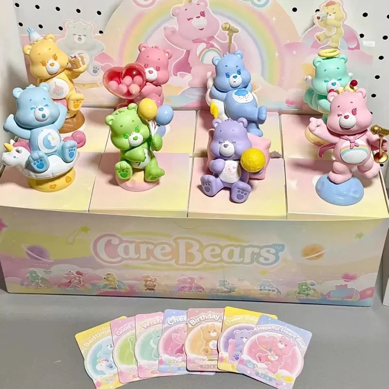 В наличии Miniso Care Bears Healing Planet Series слепая коробка Mystery Box Caixa Sorpresa аниме фигурки коллекция подарки игрушки