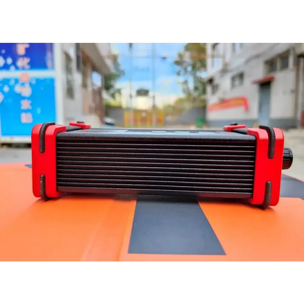 Фото 2025 НОВЫЙ 5 Вт USDX USDR HF QRP SDR Трансивер SSB/CW Трансивер 8-диапазонный DSP SDR Черный корпус с ручным микрофоном и аккумулятором №3