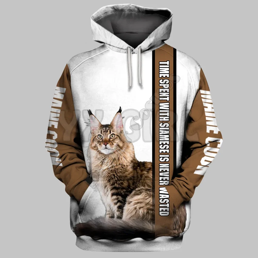Time Spent With Bengal Is Never Wasted Толстовки с 3D принтом Пуловеры унисекс Толстовка с забавной собакой Повседневный уличный спортивный костюм (art.: 3920cdb282cfd) - 3920cdb282cfd