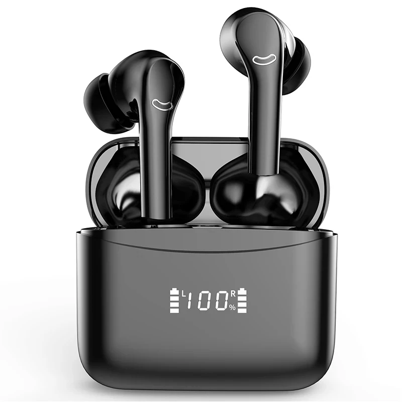 Беспроводные наушники-вкладыши TWS Bluetooth, наушники-вкладыши с активным шумоподавлением, спортивные водонепроницаемые наушники с микрофоном, гарнитура