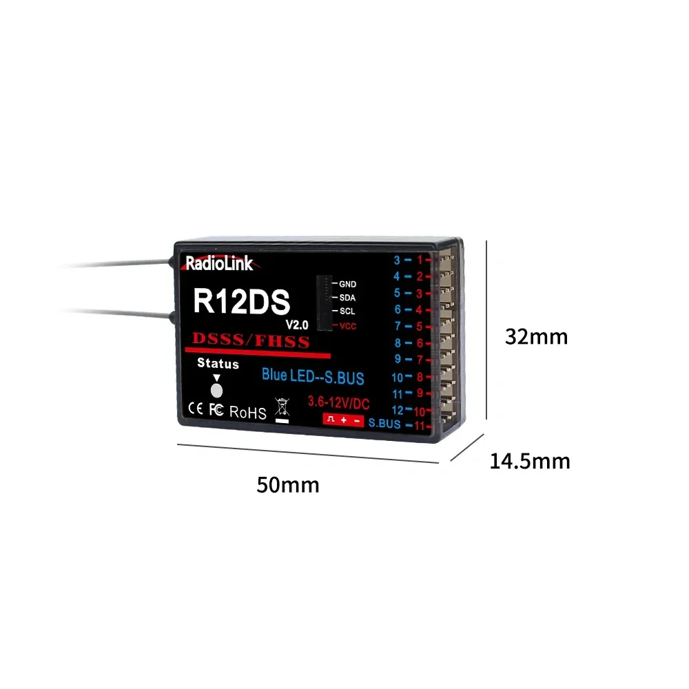 Приемник Radiolink с ограниченным распродаже R4FGM / R9DS / R12DS