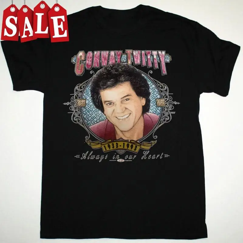 Рубашка Retro Conway Twitty всех размеров F062