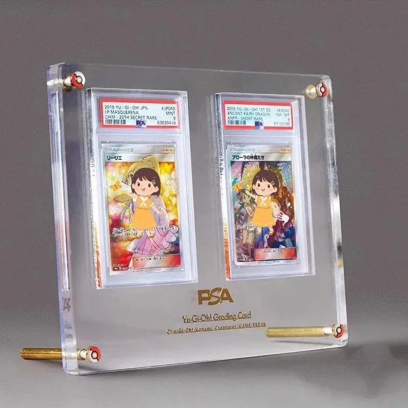 PSA PTCG Pokemon Yu-Gi-Oh рейтинг карты кирпич Спорт торговая карта высокая прозрачная утолщенная акриловая стенд дисплея без карты