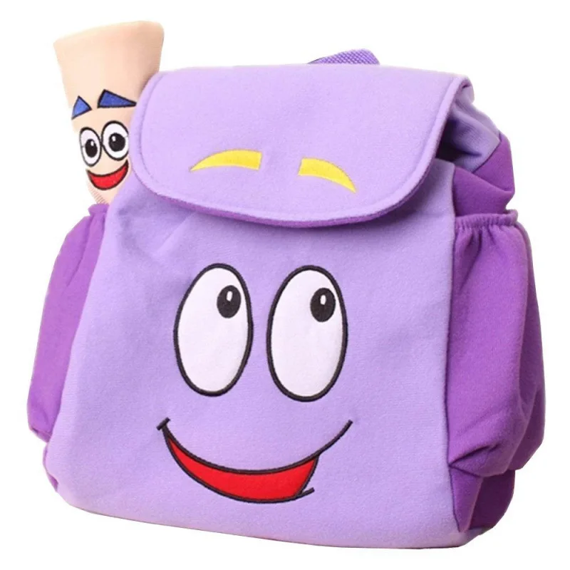 Рюкзак Dora Explorer, спасательная сумка с картой, игрушки для детского сада, фиолетовые рождественские подарки