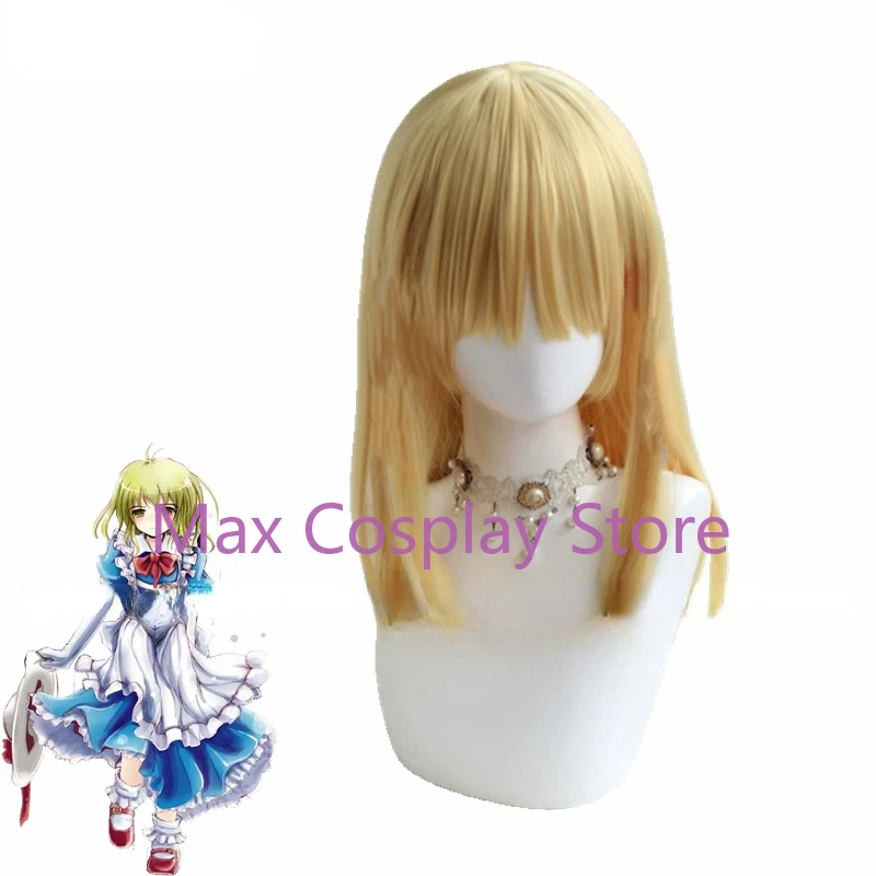 Фото Max Cos Аниме Touhou Project Kana Anaberal Косплей Костюм Платье Горничной Парик Индивидуальный размер №4