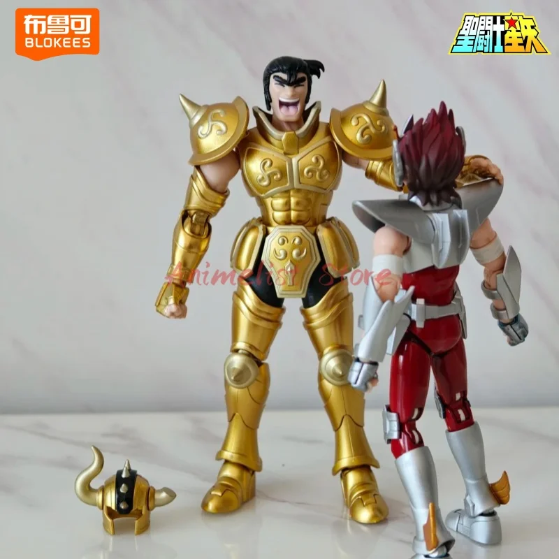 Фото В НАЛИЧИИ Blokees Saint Seiya, экшн-фигурка Taurus Aldebaran Champion Class, оригинальная игрушка в сборе, модель, комплект, коллекция кукол, подарок №3