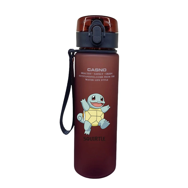 Фото Мультфильм Pkm Charizard Jigglypuff Charizard Pikachu пластиковая противокапельная бутылка для воды аниме портативная большая емкость чашка для фитнеса подарок №4