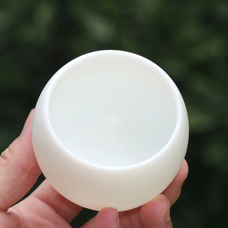 Фото Chunxuan Tang Blanc De Chine Zen Cup Master Персональная чашка Белый фарфор Кунг-фу Архат Чашка Кунг-фу Чайный сервиз Чашка для дегустации чая №4