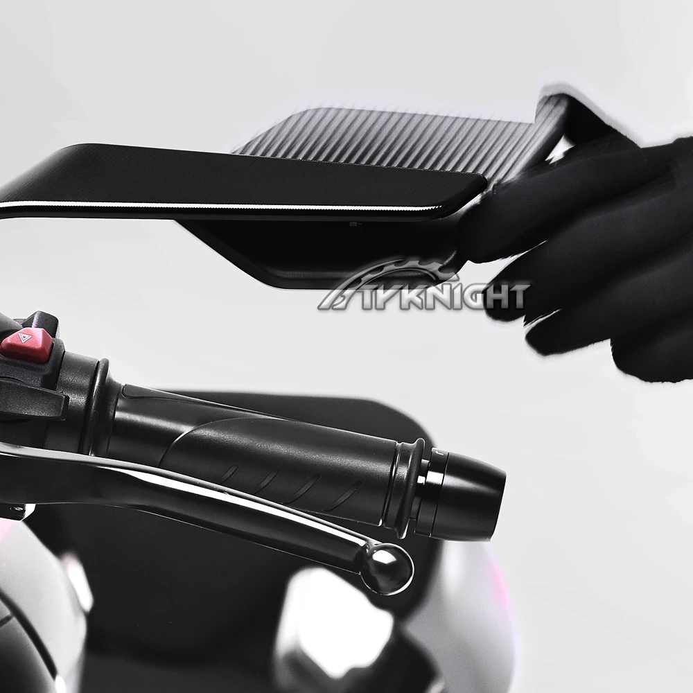 Фото Зеркало бокового вида для мотоцикла Kawasaki Z1000 Z900 Z800 Z750 Z650 Z400 Z300 Z250 Z125, комплекты зеркал заднего вида, регулируемое вращение №4