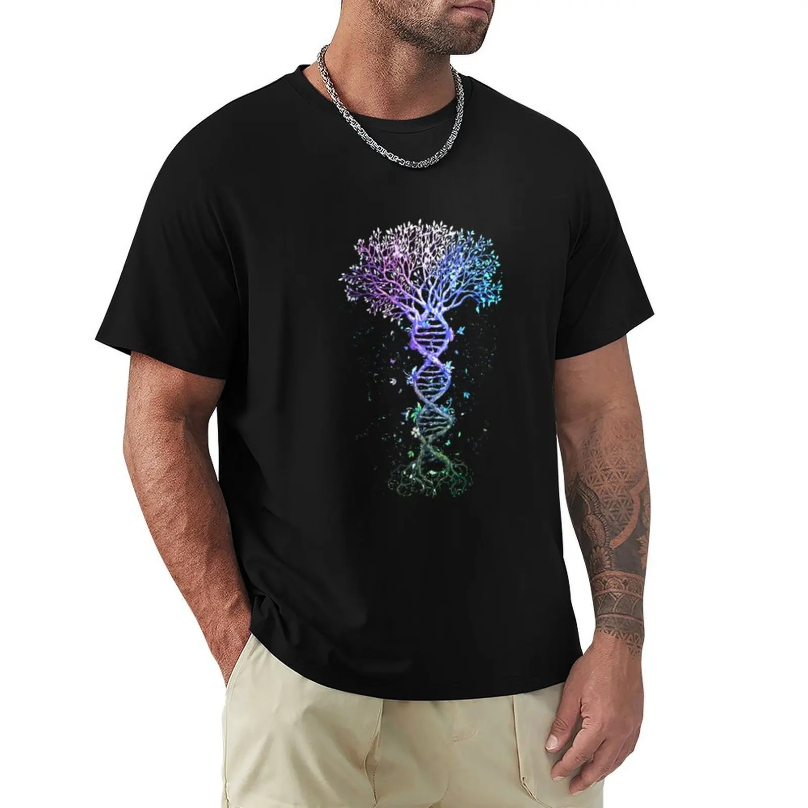 Футболка DNA Tree Life Earth Genetics Biolog Science, футболка на заказ для мальчика, простые черные футболки для мужчин