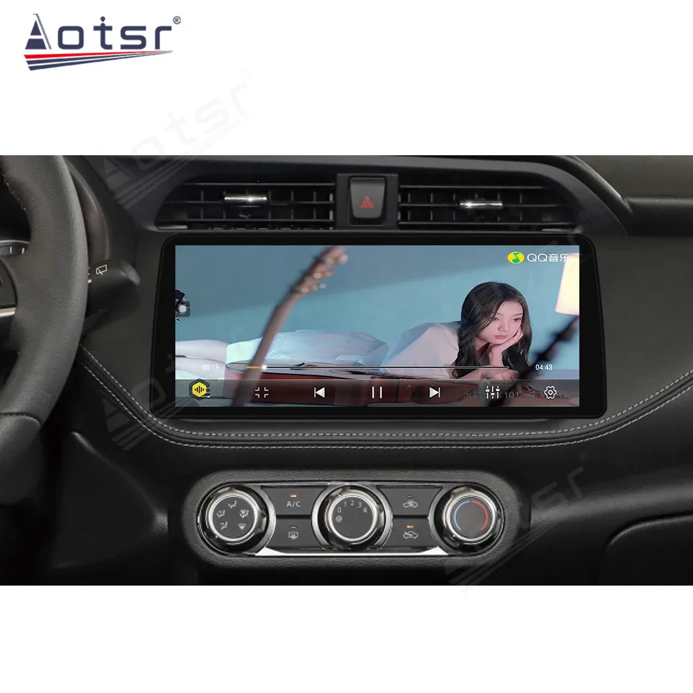 Фото 12,3-дюймовый Android Carplay с сенсорным экраном, автомобильный радиоприемник, мультимедийный плеер для Nissan Kicks 2017, DSP, авторадио, стерео, 2Din Unit 4G №3