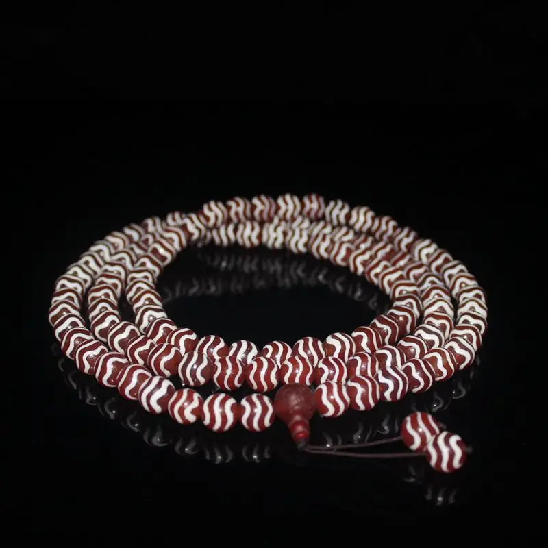 Ожерелье с обратным поток, старым агатом, водным узором, ожерелье West AsiaBeads, аксессуары для шеи