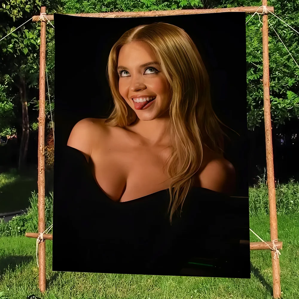 Actor S-Sydney S-Sweeney flag For Living Room Home Dorm Decor Art Home Party Picnic Decor Banner (art.: 3920d1e36f1e3) - 3920d1e36f1e3