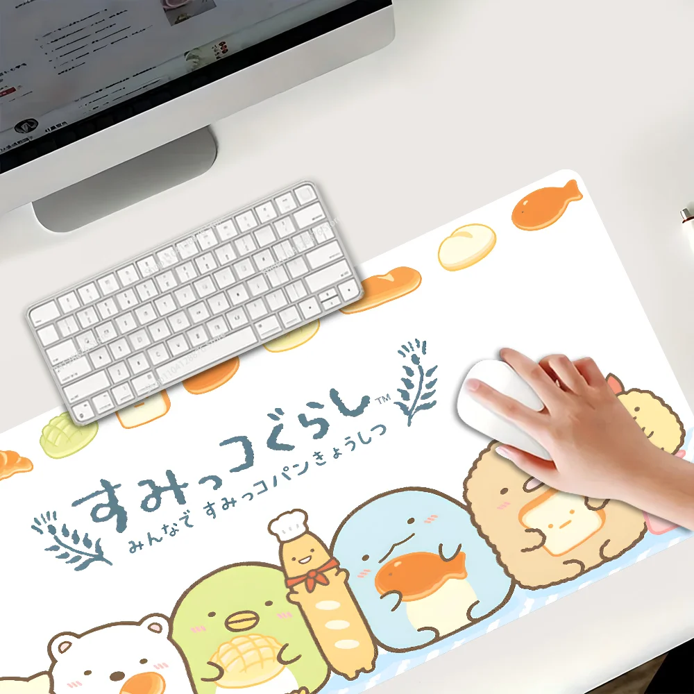 Коврик для мыши в стиле аниме S-Sumikko Gurashi, большой игровой коврик для мыши, утолщенный коврик для компьютерной клавиатуры LockEdge, настольный коврик (art.: 3920cd5e7d1ee) - 3920cd5e7d1ee
