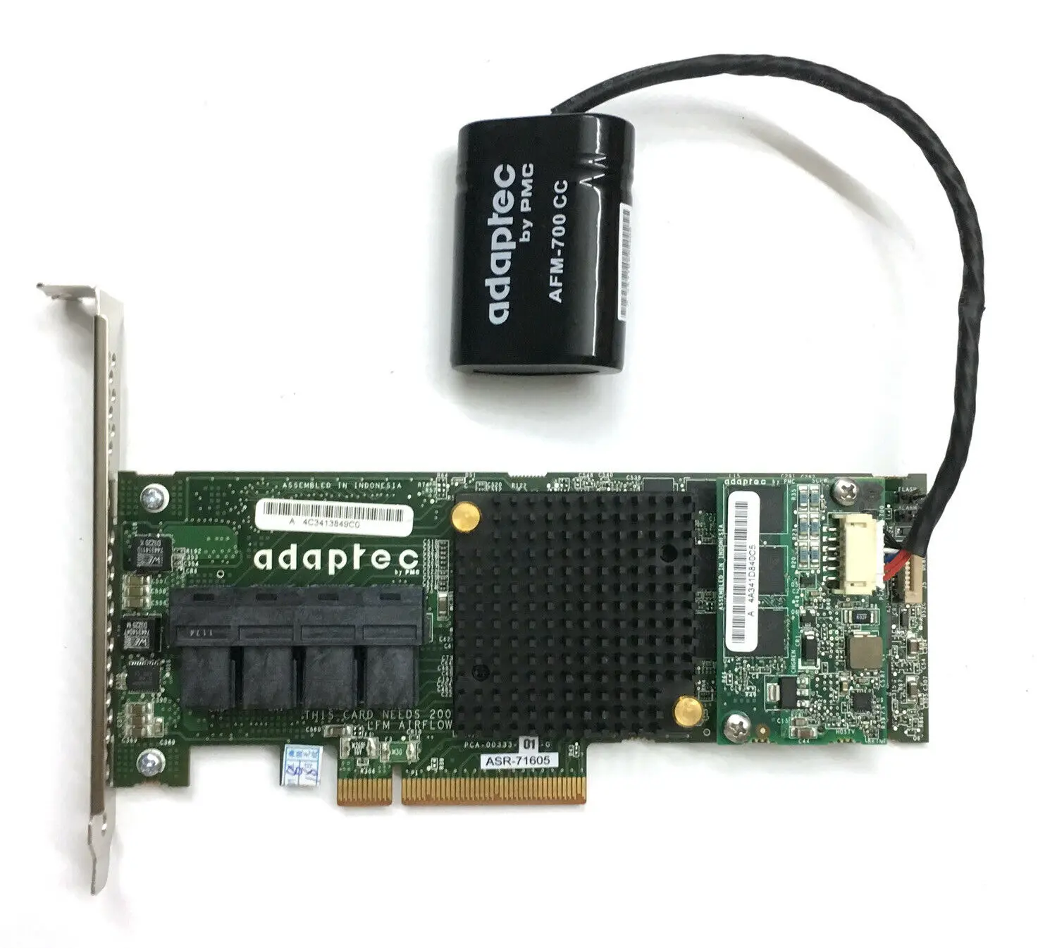 Raid Card ASR-71605 16 портов 2274400-R, 1 ГБ кэш-памяти и аккумулятор BBU