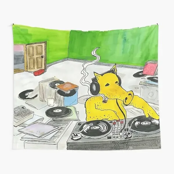 Quasimoto Dj гобелен искусство комнаты красивое покрывало для спальни одеяло для йоги коврик декор дома печатное украшение стены полотенце цветное