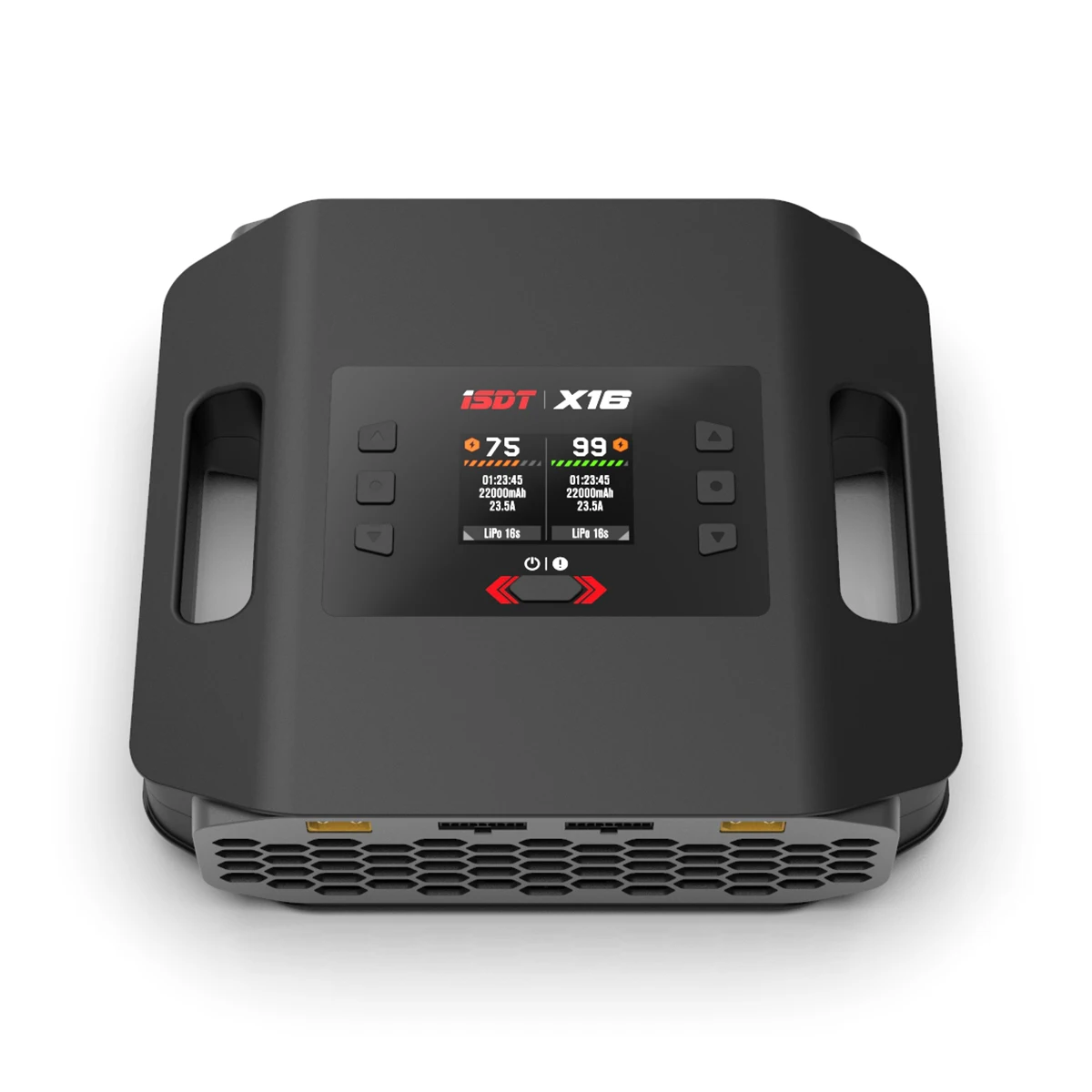 ISDT X16 зарядное устройство 2X1100W 2X20A Двухканальное зарядное устройство для 2-16S литий-полимерных батарей