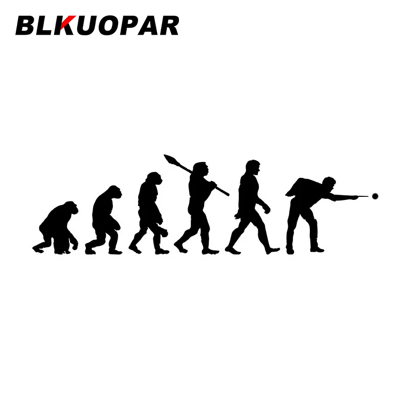 BLKUOPAR эволюционные наклейки для бассейна и проигрывателя, автомобильные наклейки, спортивные наклейки, креативные наклейки с окклюзией и царапинами, аксессуары для холодильника и мотоцикла