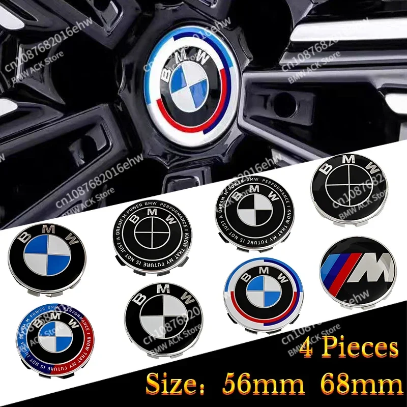 Колпачки на колеса автомобиля 56 мм, 68 мм, для BMW E46, E60, E90, F10, F30, E93, E39, E36, G20, F20, E87, E70, E92, G30, F11, F31, X6, X5, X3
