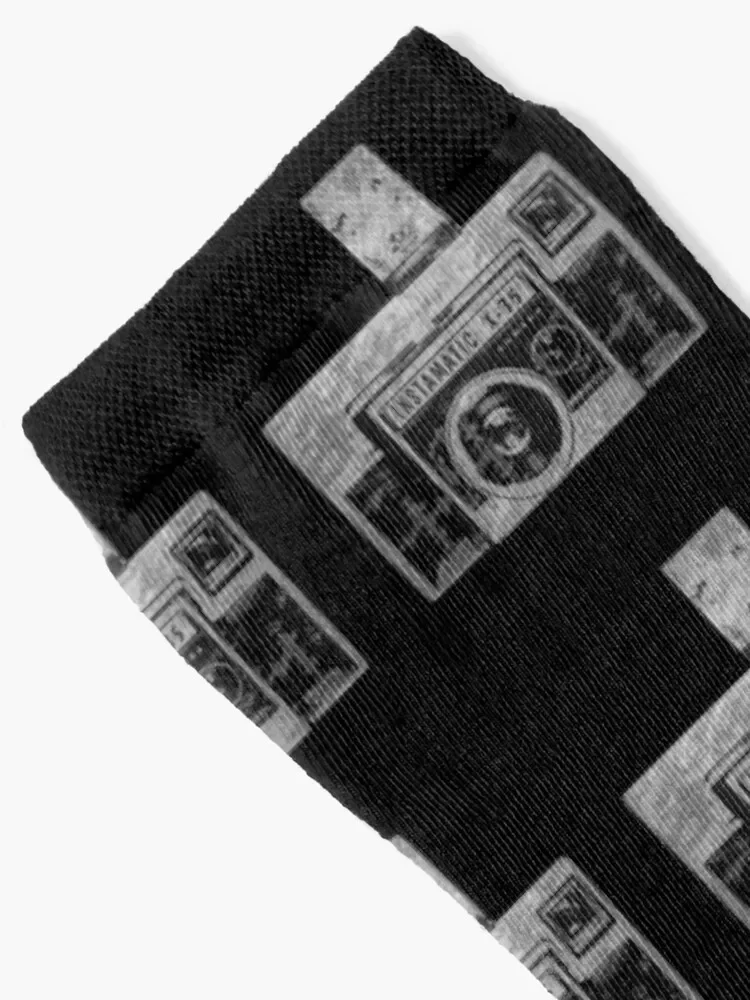 Фото Винтажное искусство камеры Instamatic, домашний декор, праздничные женские носки с принтом для мальчиков №2