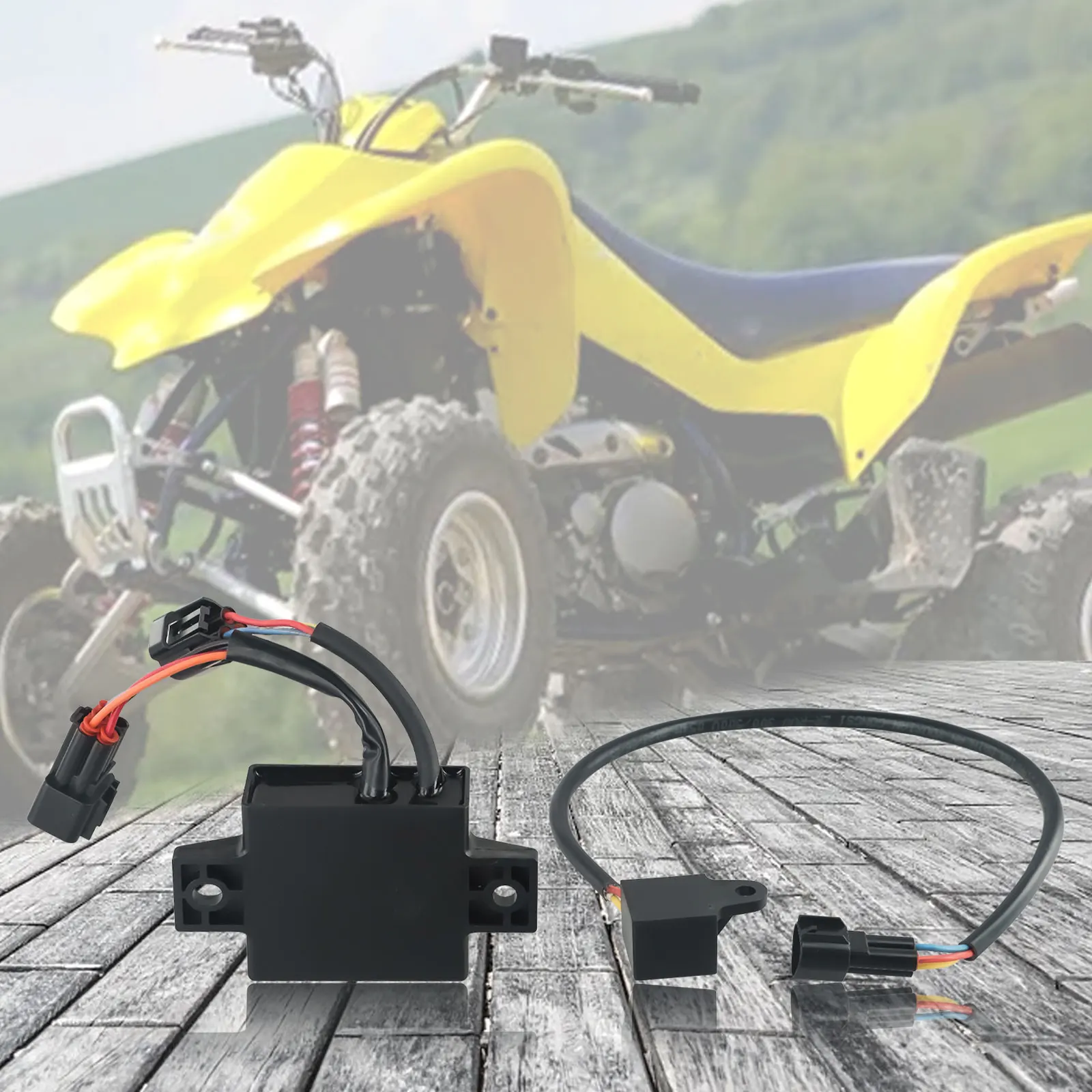 1x CDI Rev Коробка зажигания подходит для Suzuki Quadsport Z50 LTZ50 2x4 2006-2009 2017-2022 черный пластиковый воспламенитель Plug-and-play