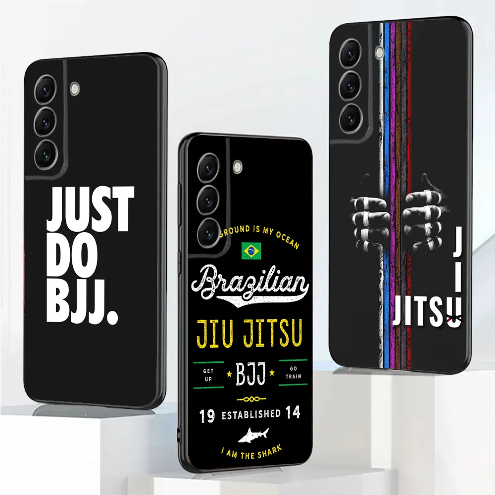 BJJ бразильский джиу джитсу OSS чехол для телефона Samsung Galaxy A20,A21s,A22,A31,A32,A52,A53,A72,73,A80,A91 мягкий черный Чехол