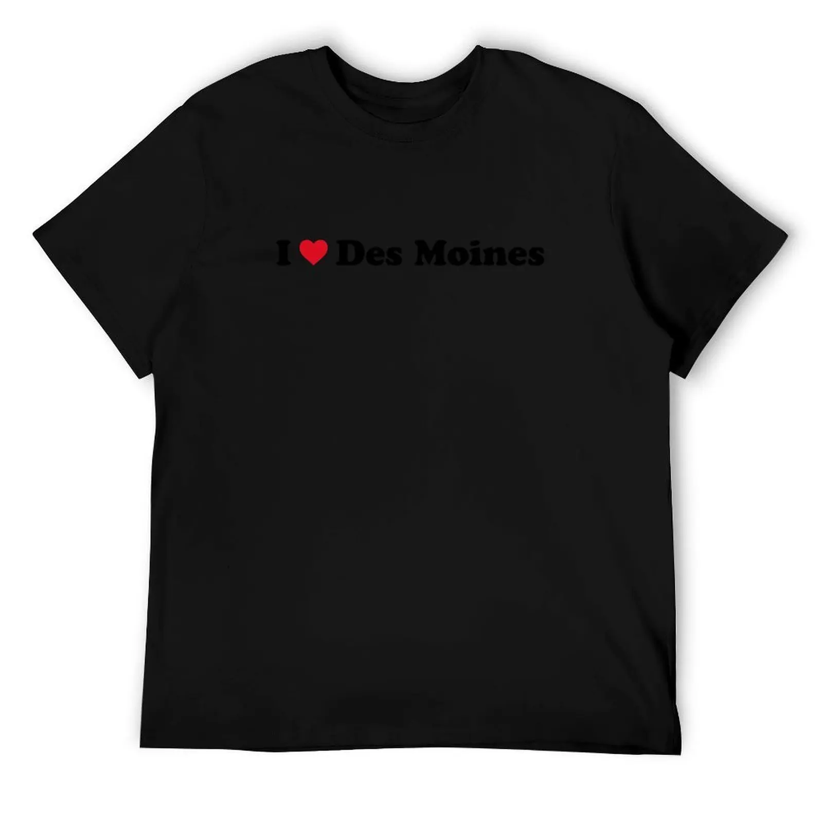 Футболка I Love Des Moines, мужская футболка, роскошные забавные футболки, футболка с темным юмором