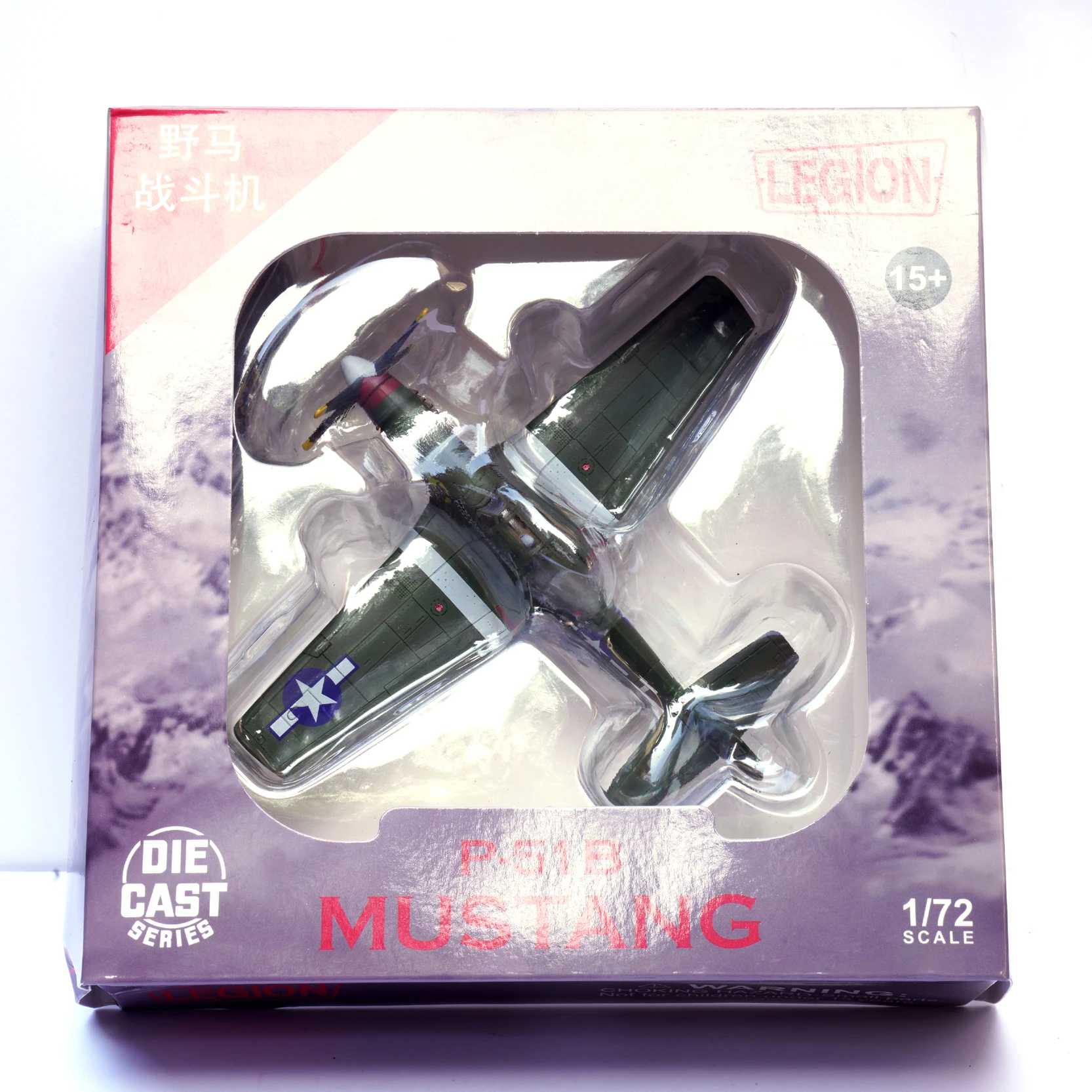 1/72WW2 Модель истребителя US P-51B P51 336-й эскадрильи, готовая модель 4-й эскадрильи