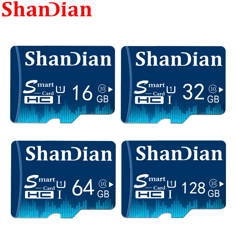 Фото SHANDIAN карта памяти, класс 10, 128 ГБ, 64 ГБ, 8 ГБ, 16 ГБ, 32 ГБ №3