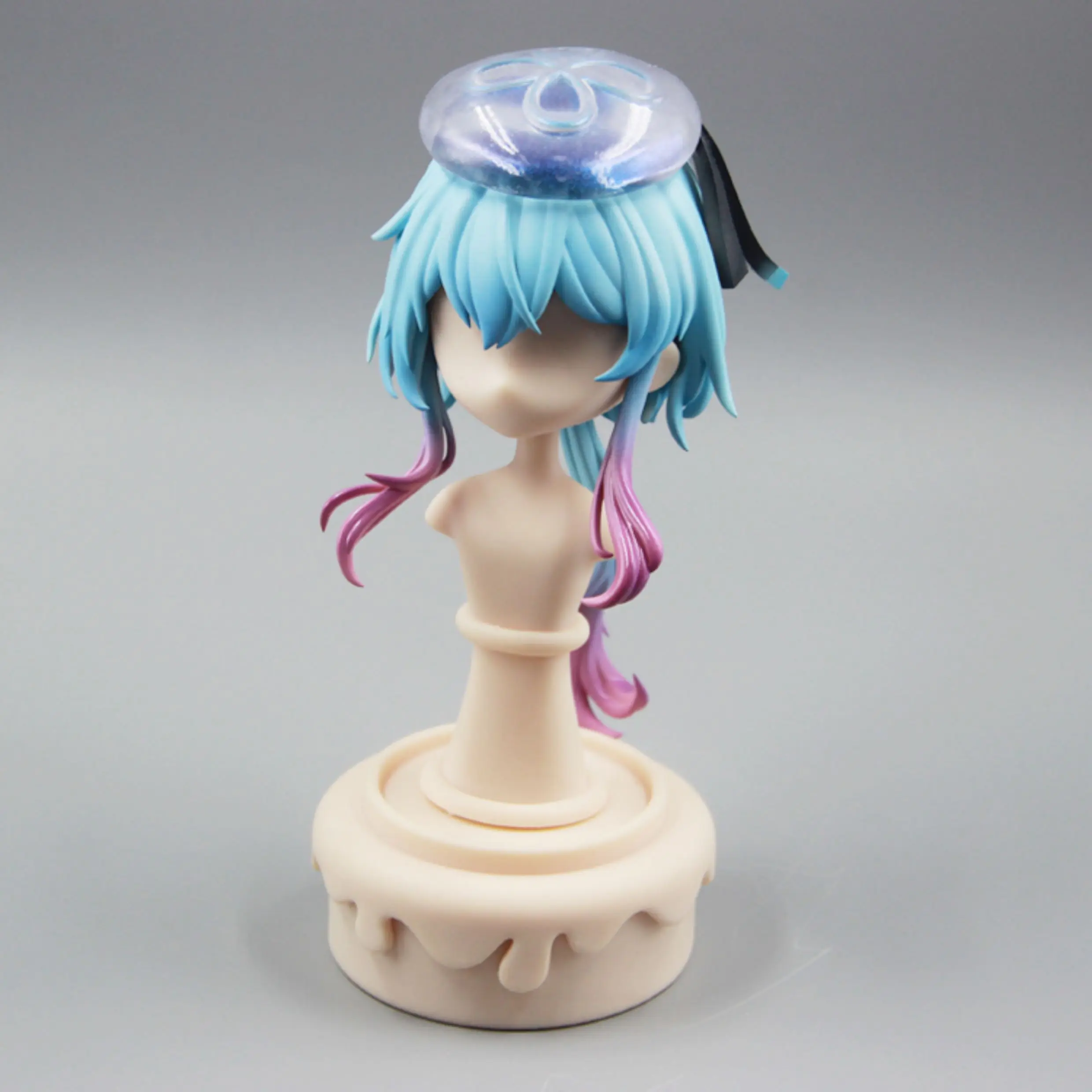 Фото Arknights Mizuki ручной работы OB11 OB22 GSC оболочка для волос съемный парик для волос лицевые панели аксессуары для кукол BJD игры аниме игрушки подарки для детей №2