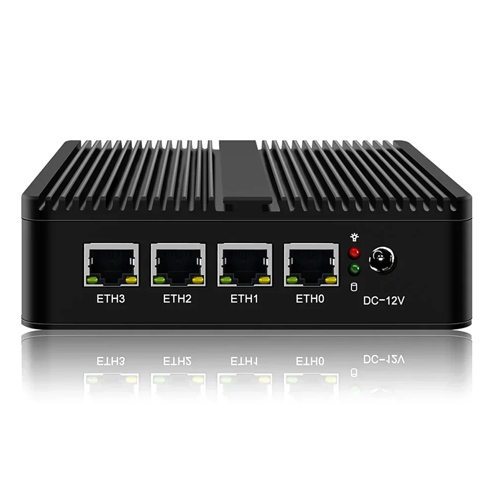 Lake Cele-ron N5105 Безвентиляторный мини-ПК-маршрутизатор Opensense 4 * Lan 2.5G I225 Ethernet 2 * DDR4 Брандмауэр прибор pfSense ESXIsell well